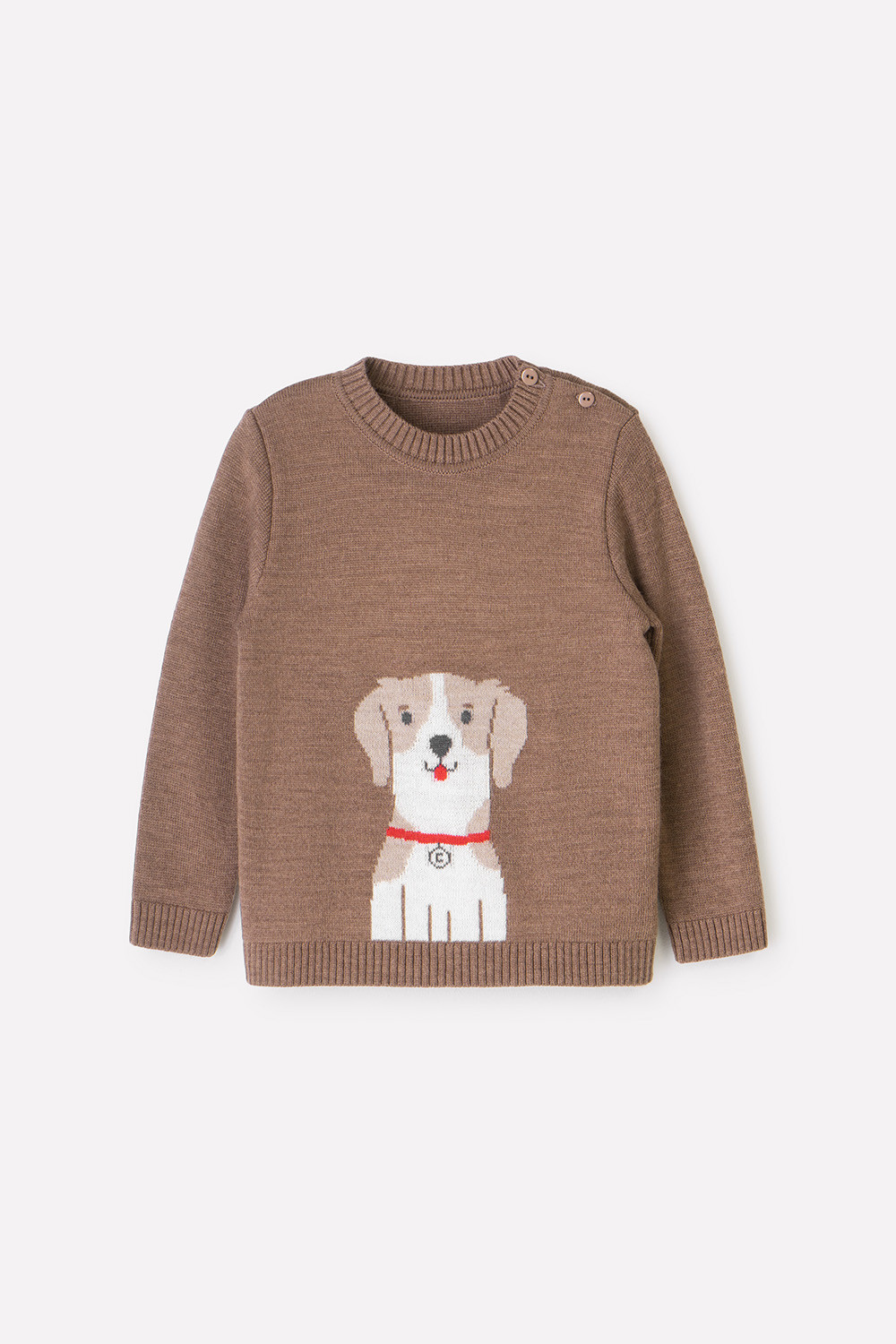 Джемпер для мальчика, артикул: КВ 30121/ш, цвет: бежевый, фото 2