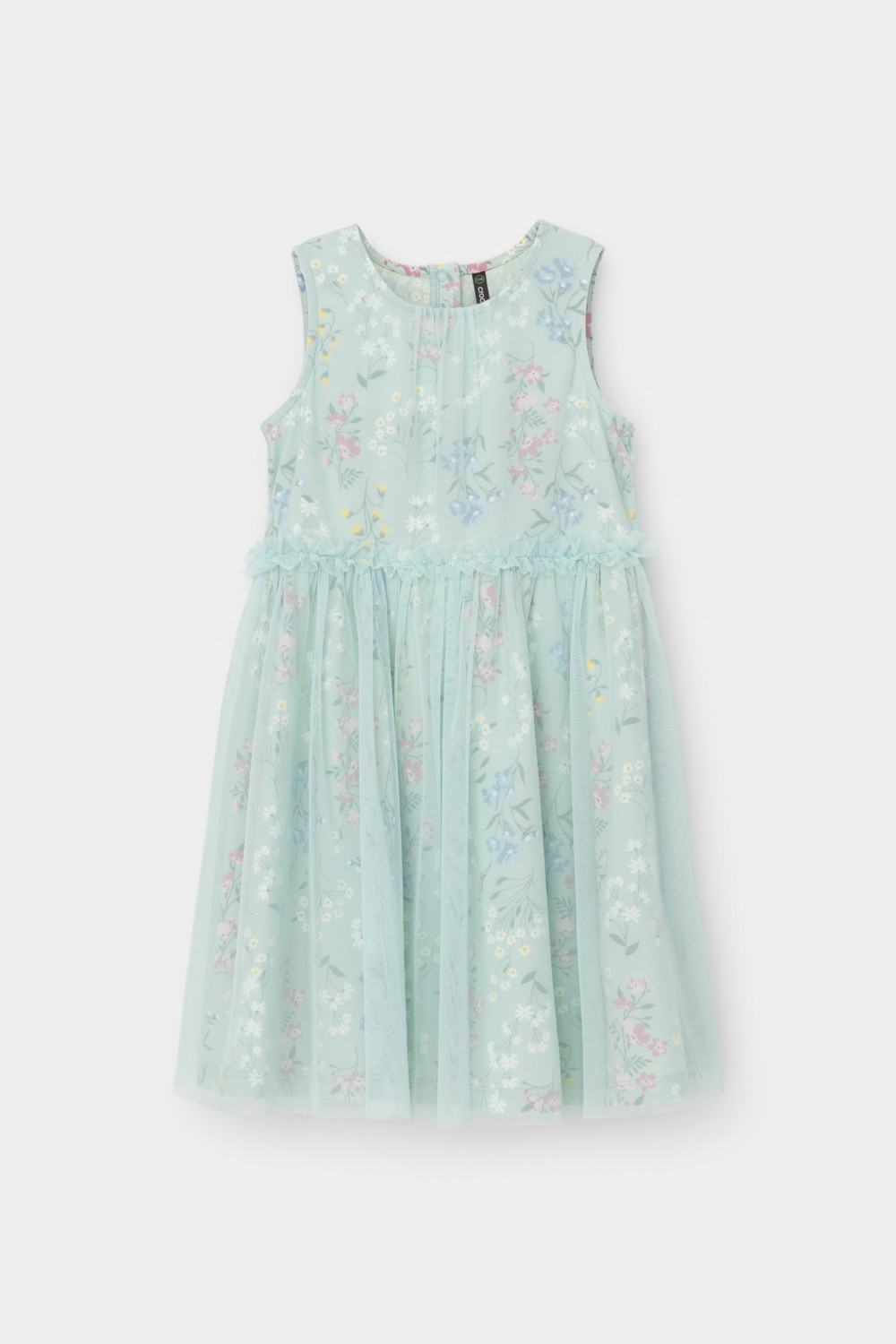 Платье для девочки, артикул: КР 5734-1, цвет: голубой, фото 2