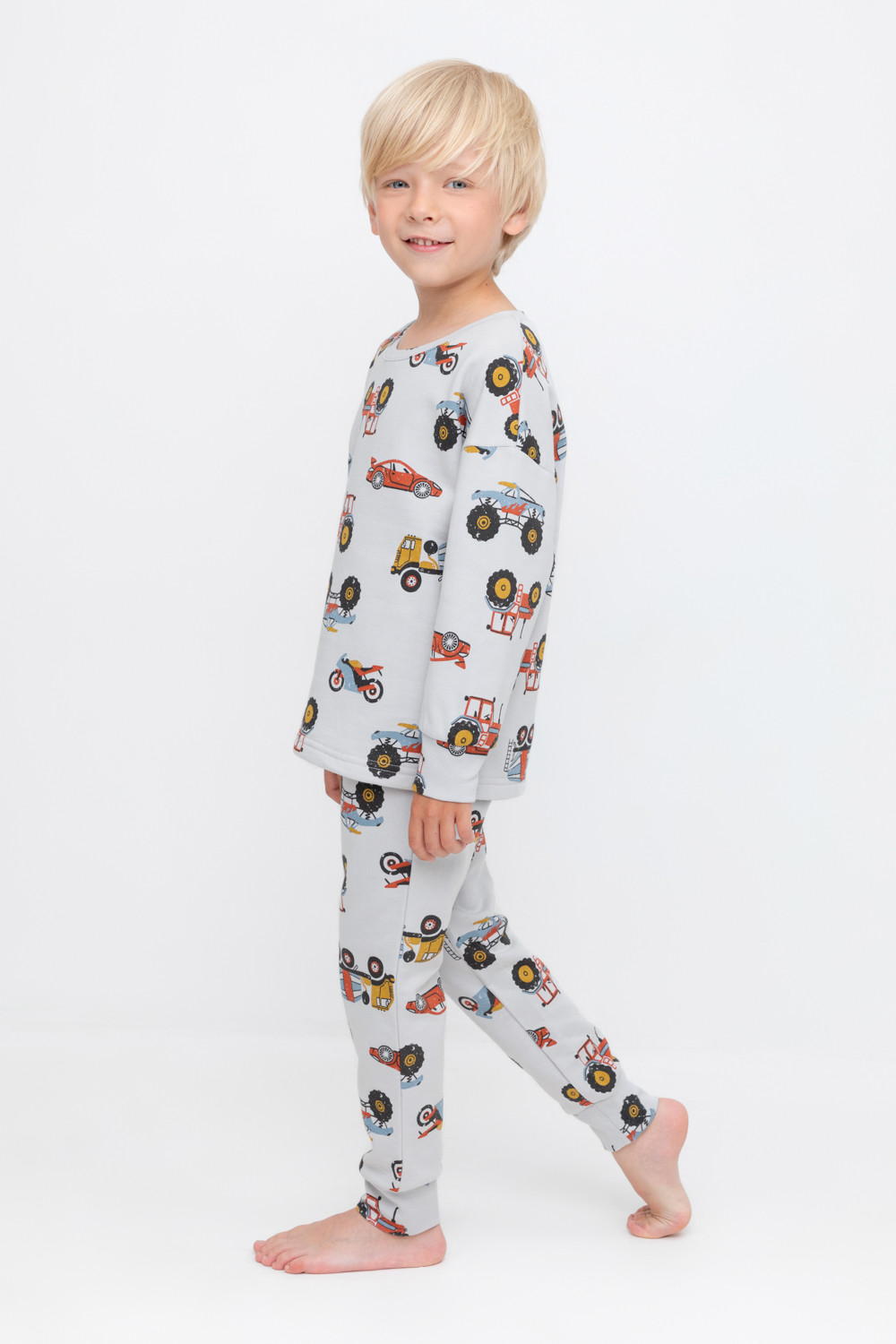 Пижама для мальчика, артикул: К 1587, цвет: светло-серый5, фото 3