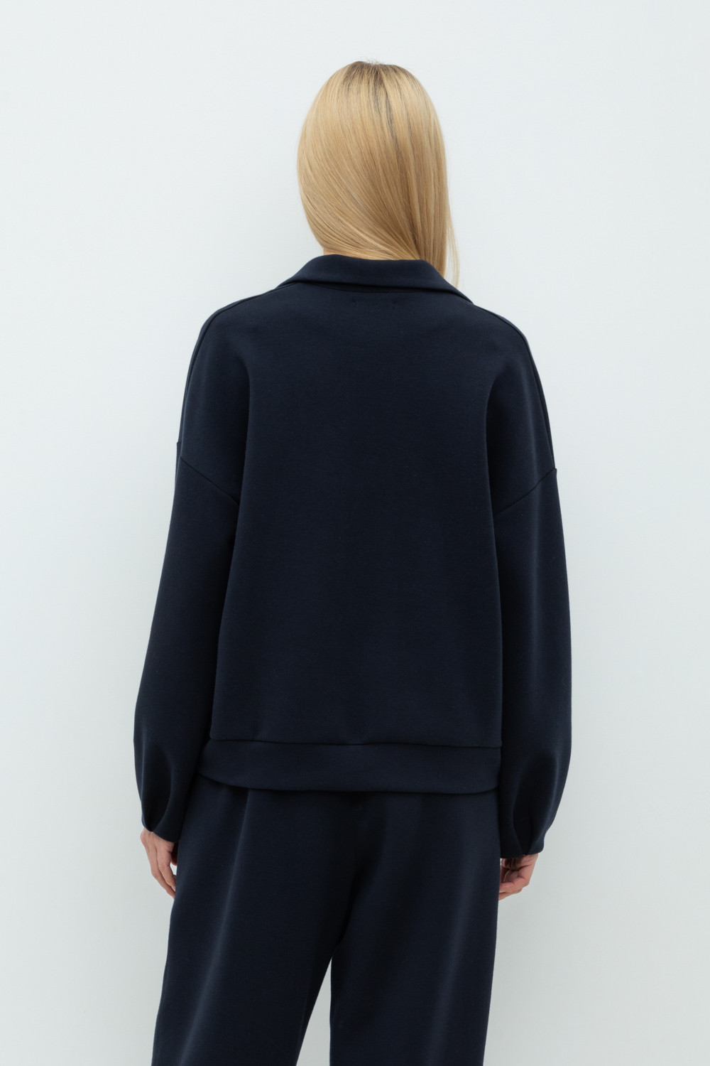 Джемперы женские для мам, артикул: ЕВТ 3259, цвет: синий, фото 4