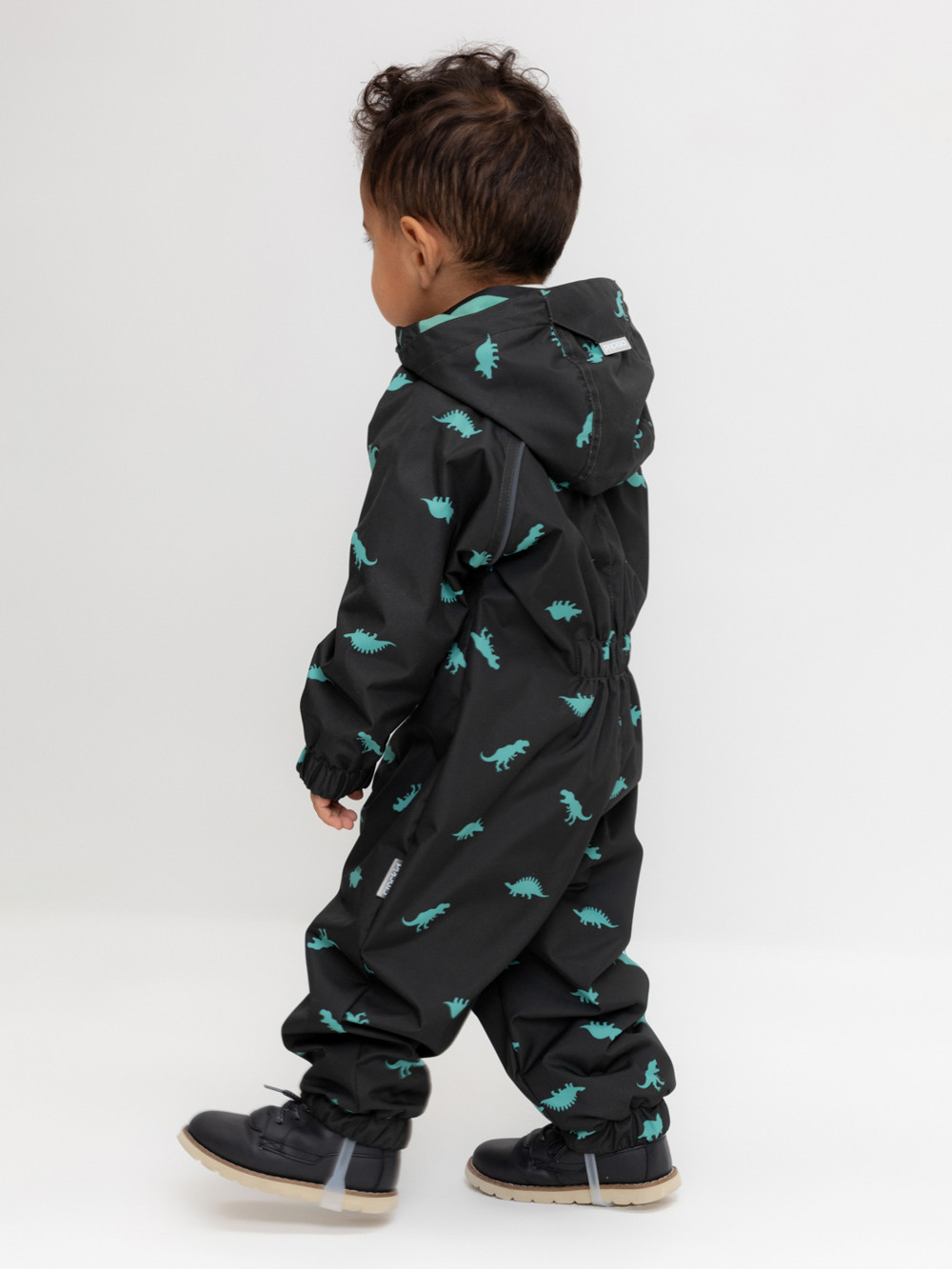 Комбинезоны утепленные для мальчика, артикул: ВК 60088/н/19 Ал, цвет: черный3, фото 4