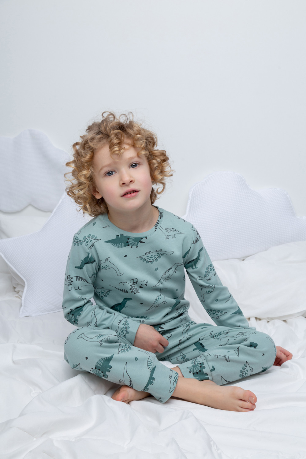 Пижама для мальчика, артикул: К 1552/24, цвет: голубой, фото 4