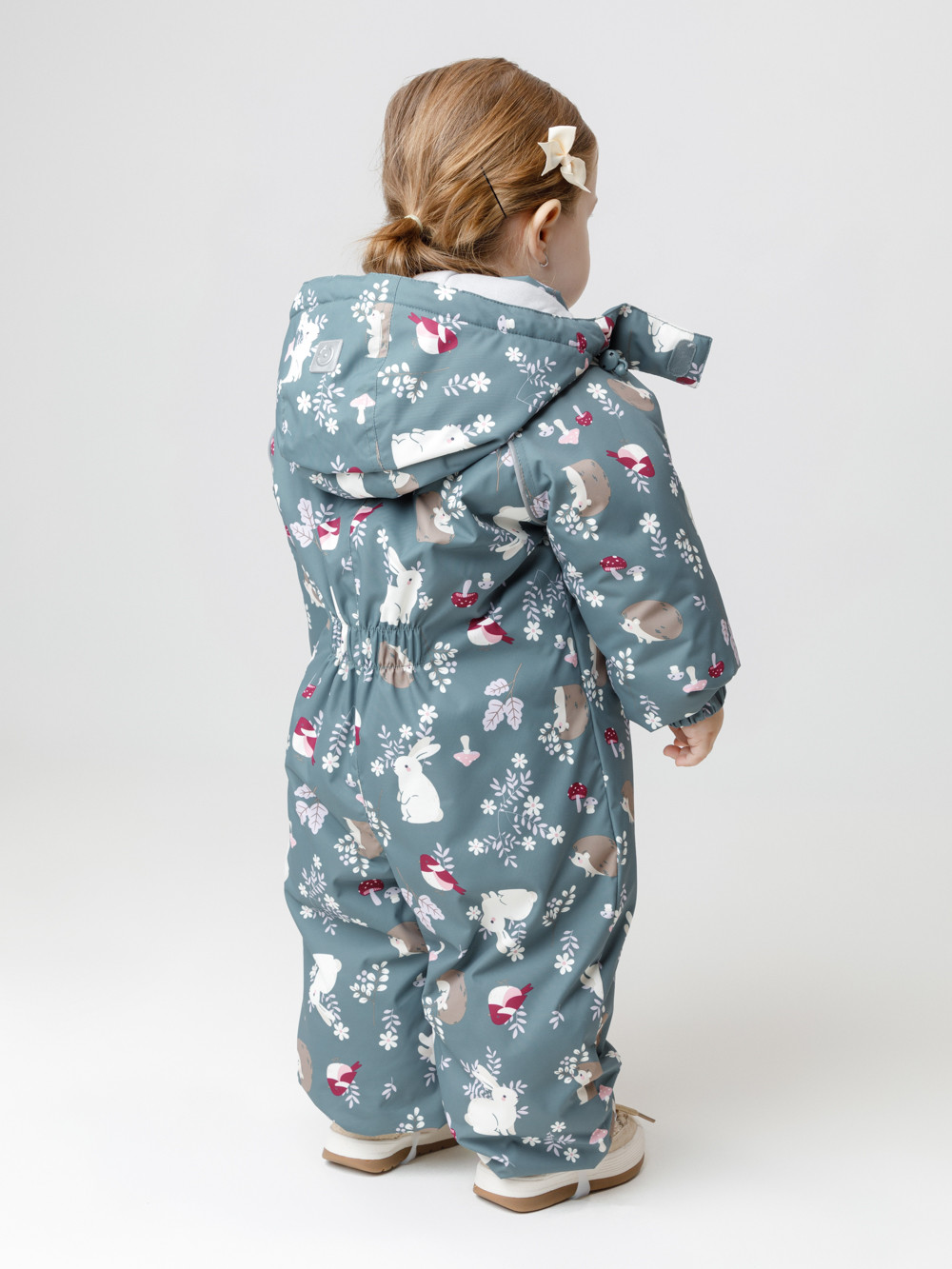 Комбинезоны утепленные для девочки, артикул: ВК 60032/н/56 Ал, цвет: голубой, фото 5