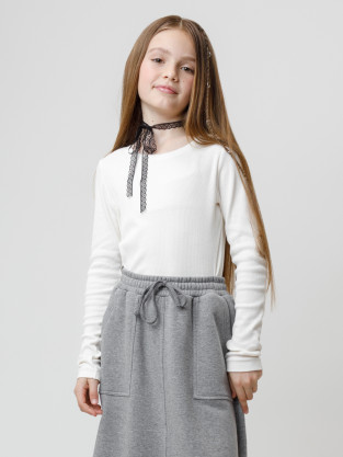 Лонгсливы для девочки, артикул: КР 302673, цвет: светло-розовый