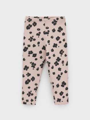 Лосины для девочки, артикул: КР 400845, цвет: бежевый