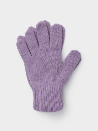 Перчатки для девочки, артикул: КВ 10022/ш, цвет: фиолетовый