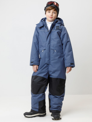 Комбинезоны утепленные для мальчика, артикул: ВК 60129/4 ГР (98-122), цвет: синий