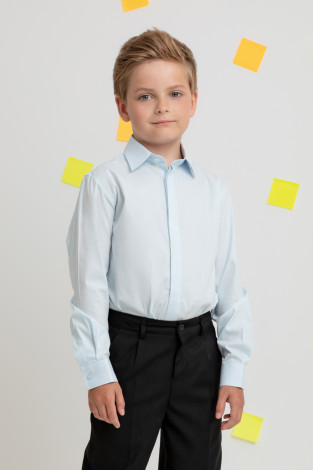 Рубашки для мальчика, артикул: ТК 39031, цвет: голубой