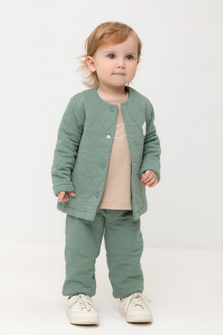 Брюки для девочки, артикул: КР 400768, цвет: зеленый