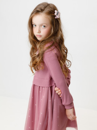 Платье для девочки, артикул: К 5833, цвет: розовый