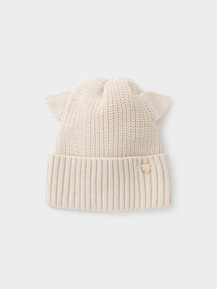 Шапка для девочки, артикул: КВ 20440, цвет: бежевый