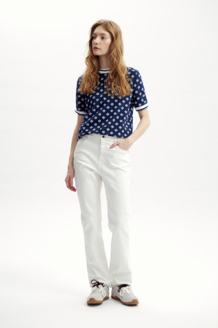 Футболки женские для мам, артикул: ЕВТ 3220, цвет: темно-синий