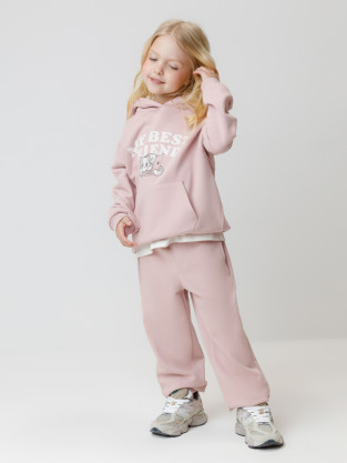 Брюки для девочки, артикул: КР 400850, цвет: розовый