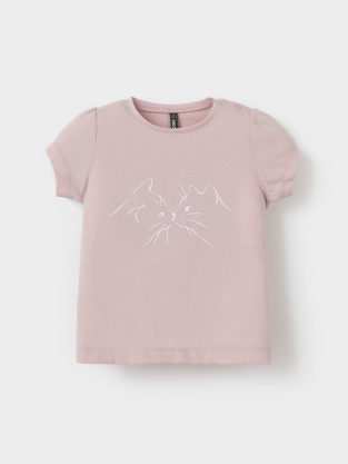Футболка для девочки, артикул: КР 302454, цвет: розовый