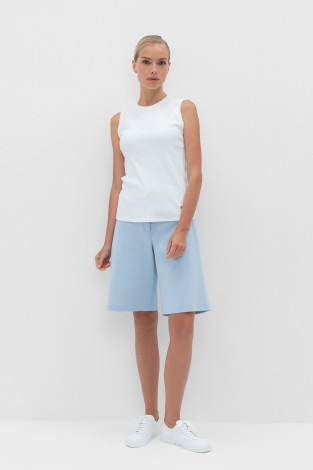 Шорты женские для мам, артикул: ЕВТ 4102, цвет: голубой