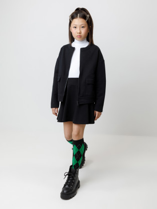 Юбка для девочки, артикул: К 7148, цвет: черный