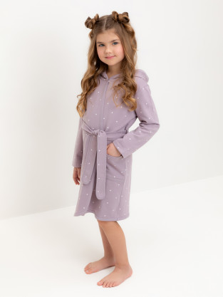 Халат для девочки, артикул: К 5763, цвет: розовый