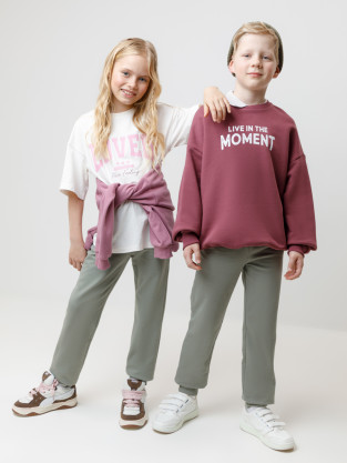 Брюки для мальчика, артикул: К 400457-1, цвет: зеленый