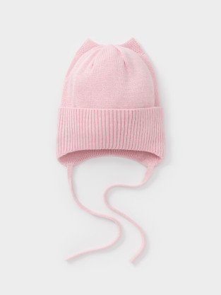 Шапка для девочки, артикул: КВ 20444, цвет: розовый