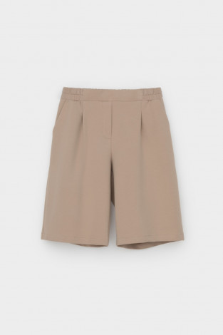 Шорты женские для мам, артикул: ЕВТ 4138, цвет: бежевый - 2 фото