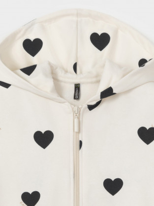 Толстовка для девочки, артикул: КР 303018-1, цвет: сахар - 2 фото