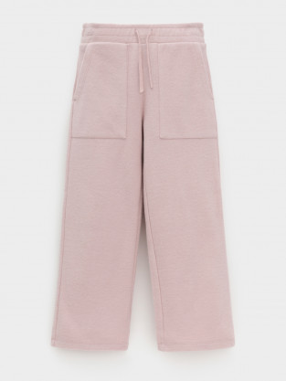 Брюки для девочки, артикул: КР 400843, цвет: розовый - 2 фото