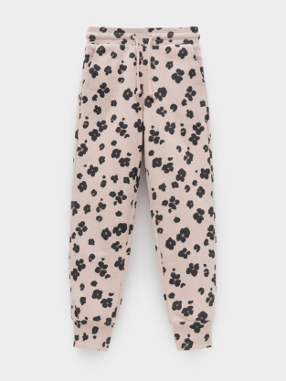 Брюки для девочки, артикул: КР 400868, цвет: бежевый - 2 фото