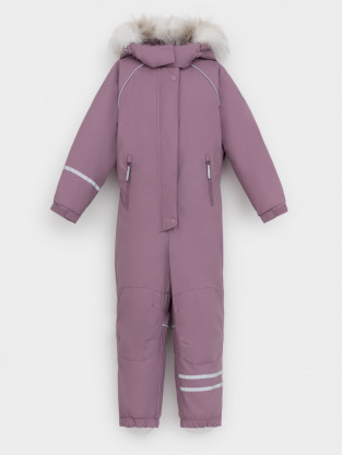 Комбинезоны утепленные для девочки, артикул: ВК 60102/10 ГР (128-158), цвет: бордовый - 2 фото
