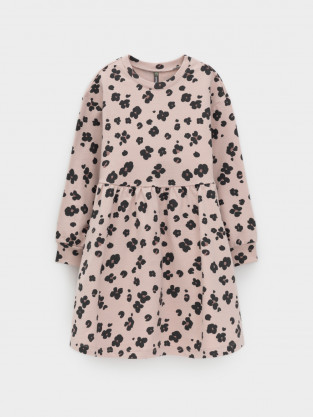 Платье для девочки, артикул: КР 5952, цвет: бежевый - 2 фото