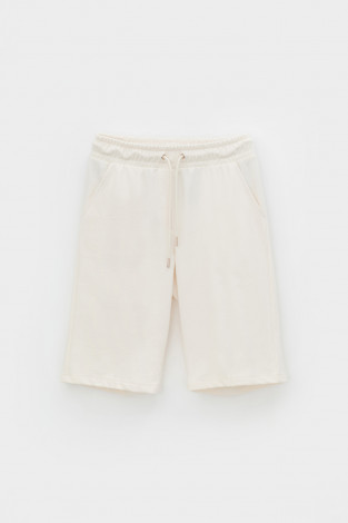 Шорты женские для мам, артикул: ЕВТ 4038/24, цвет: светло-бежевый - 2 фото