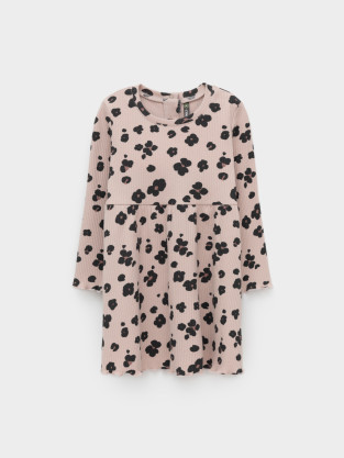 Платье для девочки, артикул: КР 5950, цвет: бежевый - 2 фото