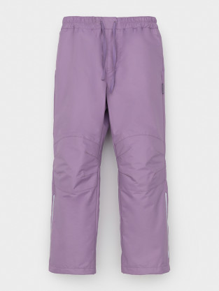 Брюки утепленные для девочки, артикул: ВК 46015/25/6 УЗГ, цвет: бордовый - 2 фото