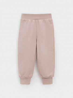 Брюки для девочки, артикул: КР 400863, цвет: бежевый - 2 фото