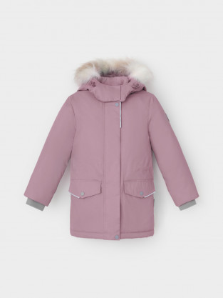 Куртка для девочки, артикул: ВК 38112/5 ГР, цвет: светло-розовый - 2 фото