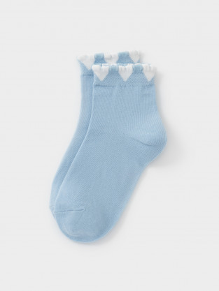 Носки для девочки, артикул: К 9710/2 ФВ, цвет: серый - 2 фото