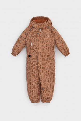 Комбинезоны утепленные для мальчика, артикул: ВК 60113/н/9 УЗГ, цвет: коричневый - 2 фото