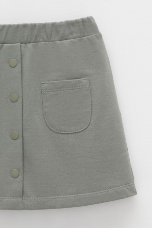 Юбка для девочки, артикул: КР 7146-1, цвет: зеленый - 2 фото