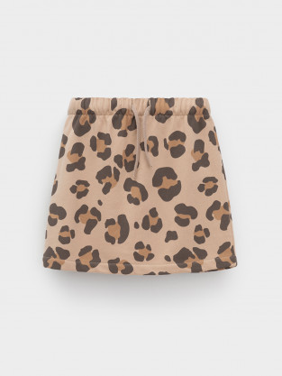 Юбка для девочки, артикул: КР 7154, цвет: бежевый - 2 фото