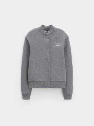 Жакет для девочки, артикул: КР 302836, цвет: серый - 2 фото