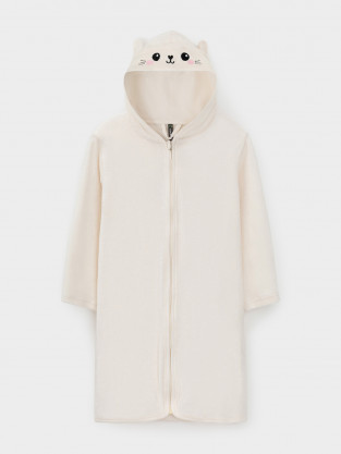 Халат для девочки, артикул: К 5801, цвет: светло-розовый - 2 фото