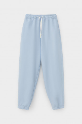 Брюки женские для мам, артикул: ЕВТ 4097, цвет: голубой - 2 фото