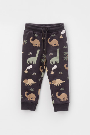 Брюки для мальчика, артикул: КР 400581, цвет: темно-серый - 2 фото