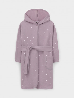 Халат для девочки, артикул: К 5763, цвет: розовый - 2 фото