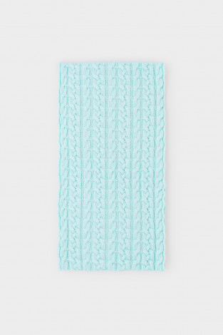 Шарф для девочки, артикул: КВ 15005/ш, цвет: бирюзовый - 2 фото