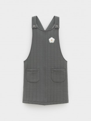 Сарафан для девочки, артикул: КР 5712, цвет: зеленый - 2 фото