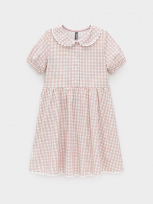 Платье для девочки, артикул: КР 5932, цвет: розовый - 2 фото