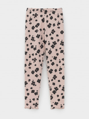 Лосины для девочки, артикул: КР 400867, цвет: бежевый - 2 фото