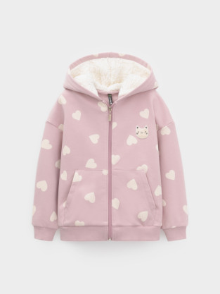 Толстовка для девочки, артикул: КР 302826, цвет: розовый - 2 фото