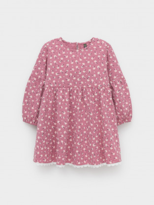 Платье для девочки, артикул: КР 5925, цвет: розовый - 2 фото