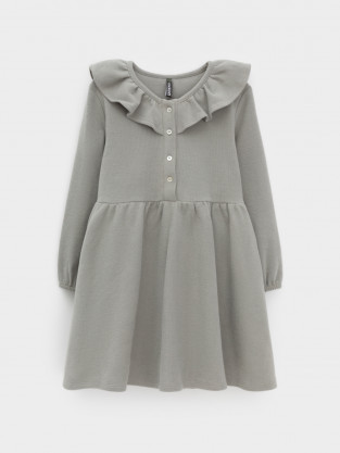 Платье для девочки, артикул: КР 5941, цвет: зеленый - 2 фото